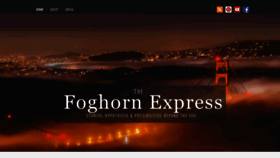 What Thefoghornexpress.com website looked like in 2019 (4 years ago)