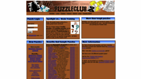 What Thepuzzleclub.com website looked like in 2019 (4 years ago)