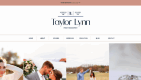 What Taylorlynnphotography.com website looked like in 2019 (4 years ago)