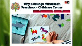 What Tinyblessings-montessori.com website looked like in 2019 (4 years ago)