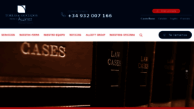 What Torrasasociados.com website looked like in 2019 (4 years ago)