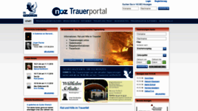 What Traueranzeigen.noz.de website looked like in 2019 (4 years ago)