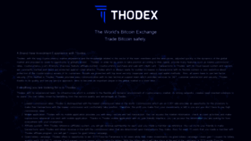 What Thodex.com website looked like in 2019 (4 years ago)