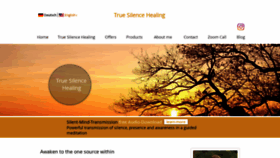 What True-silence-healing.net website looked like in 2019 (4 years ago)