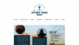 What Theriversedgeranch.org website looked like in 2019 (4 years ago)