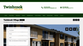 What Twinbrookvillageapts.com website looked like in 2019 (4 years ago)