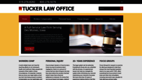 What Tuckerlaw.net website looked like in 2019 (4 years ago)