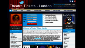 What Theatretickets-london.co.uk website looked like in 2019 (4 years ago)