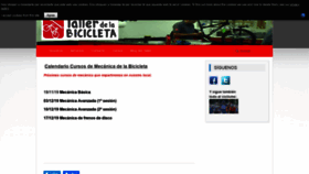 What Tallerdelabicicleta.com website looked like in 2019 (4 years ago)
