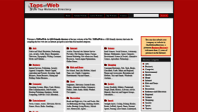 What Topsofweb.com website looked like in 2019 (4 years ago)
