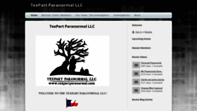 What Texpartparanormal.com website looked like in 2019 (4 years ago)