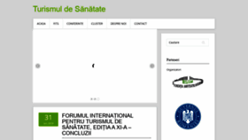 What Turismuldesanatate.ro website looked like in 2019 (4 years ago)