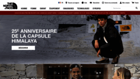 What Thenorthface.fr website looked like in 2019 (4 years ago)