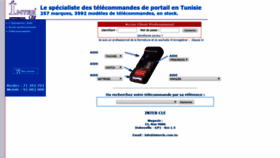 What Telecommande.tn website looked like in 2019 (4 years ago)