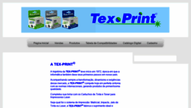 What Texprint.com.br website looked like in 2019 (4 years ago)