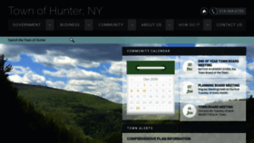 What Townofhuntergov.com website looked like in 2019 (4 years ago)