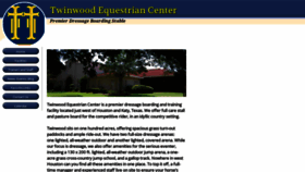 What Twinwoodequestriancenter.com website looked like in 2019 (4 years ago)