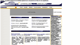 What Technolangue.org website looked like in 2019 (4 years ago)