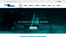 What Tecnoceano.com website looked like in 2019 (4 years ago)