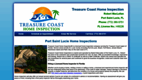 What Treasurecoasthomeinspection.com website looked like in 2019 (4 years ago)