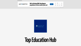 What Topeducationhub.com website looked like in 2019 (4 years ago)