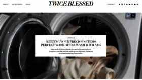 What Twiceblessed.com.au website looked like in 2019 (4 years ago)