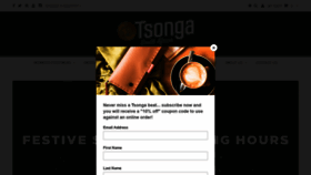 What Tsonga.com website looked like in 2019 (4 years ago)