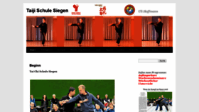 What Taiji-schule-siegen.de website looked like in 2019 (4 years ago)