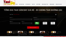 What Taxigiovang.com website looked like in 2019 (4 years ago)