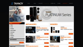 What Tannoy.pl website looked like in 2019 (4 years ago)