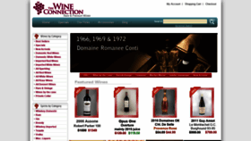 What Thewineconnection.com website looked like in 2019 (4 years ago)