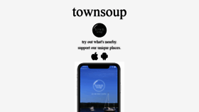 What Townsoup.com website looked like in 2019 (4 years ago)
