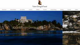 What Tulumdivingtravel.com website looked like in 2019 (4 years ago)