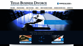 What Txbusinessdivorce.com website looked like in 2019 (4 years ago)