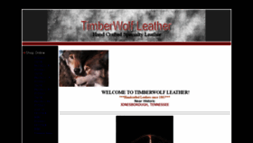 What Timberwolfleather.com website looked like in 2019 (4 years ago)