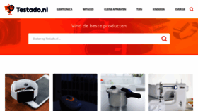 What Testado.nl website looked like in 2019 (4 years ago)