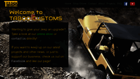 What Taboocustoms.com website looked like in 2019 (4 years ago)