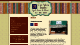 What Thefabricstasher.com website looked like in 2019 (4 years ago)