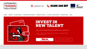 What Training-its.co.uk website looked like in 2019 (4 years ago)
