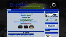 What True-bet.com website looked like in 2019 (4 years ago)
