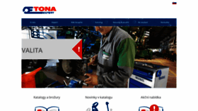 What Tona.cz website looked like in 2019 (4 years ago)