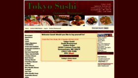 What Tokyosushigermantown.com website looked like in 2019 (4 years ago)