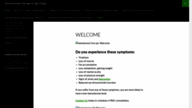What Testosteronesd.com website looked like in 2019 (4 years ago)