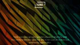 What Tonictheatre.co.uk website looked like in 2019 (4 years ago)