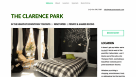What Theclarencepark.com website looked like in 2019 (4 years ago)