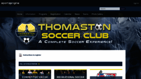 What Thomastonsoccerclub.com website looked like in 2019 (4 years ago)