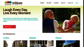 What Trilliumretirementliving.com website looked like in 2019 (4 years ago)