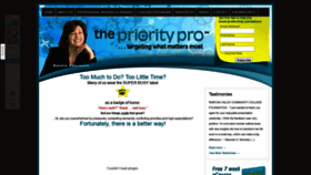 What Theprioritypro.com website looked like in 2019 (4 years ago)