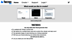 What Tweetgen.com website looked like in 2019 (4 years ago)