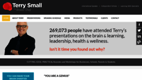 What Terrysmall.com website looked like in 2019 (4 years ago)